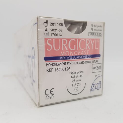 SURGICRYL MONOFAST 1/2 C ● 12pz.