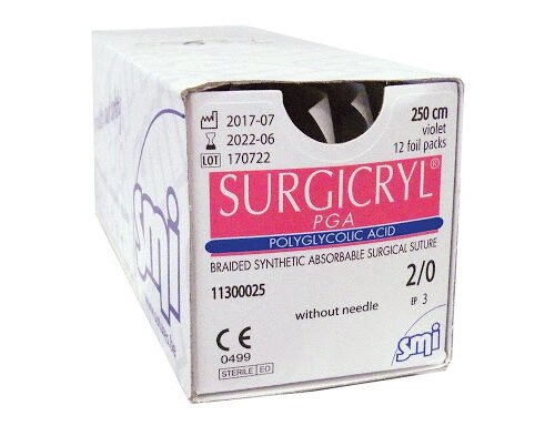 SURGICRYL PGA IN BOBINA 250cm 12pz